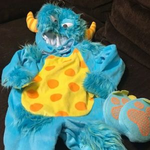 Little Monster Costume Small EUC